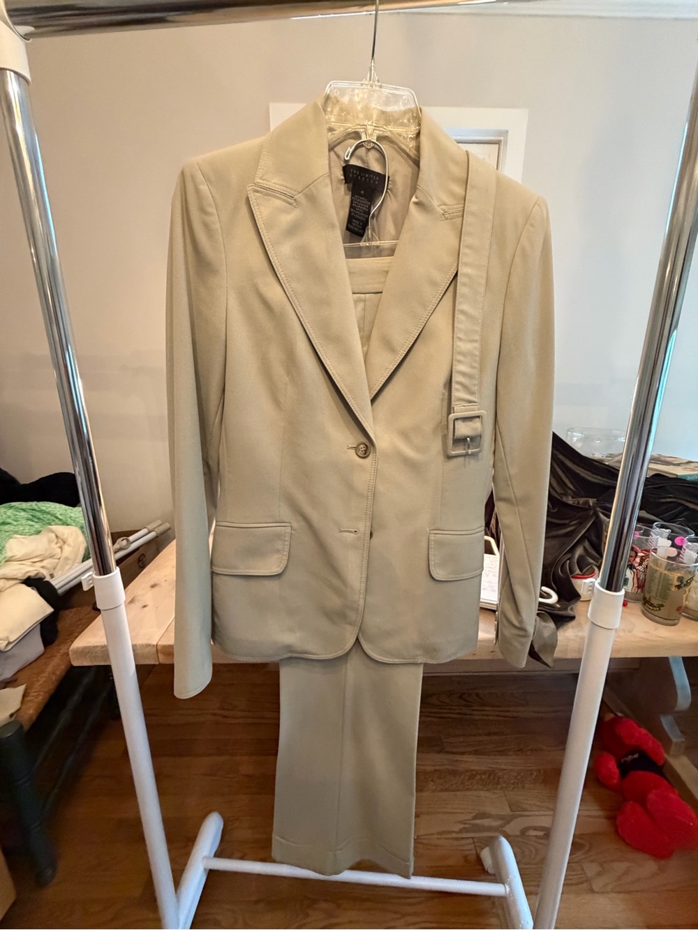 Limited Classic Beige Women's Blazer and Trouser Suit